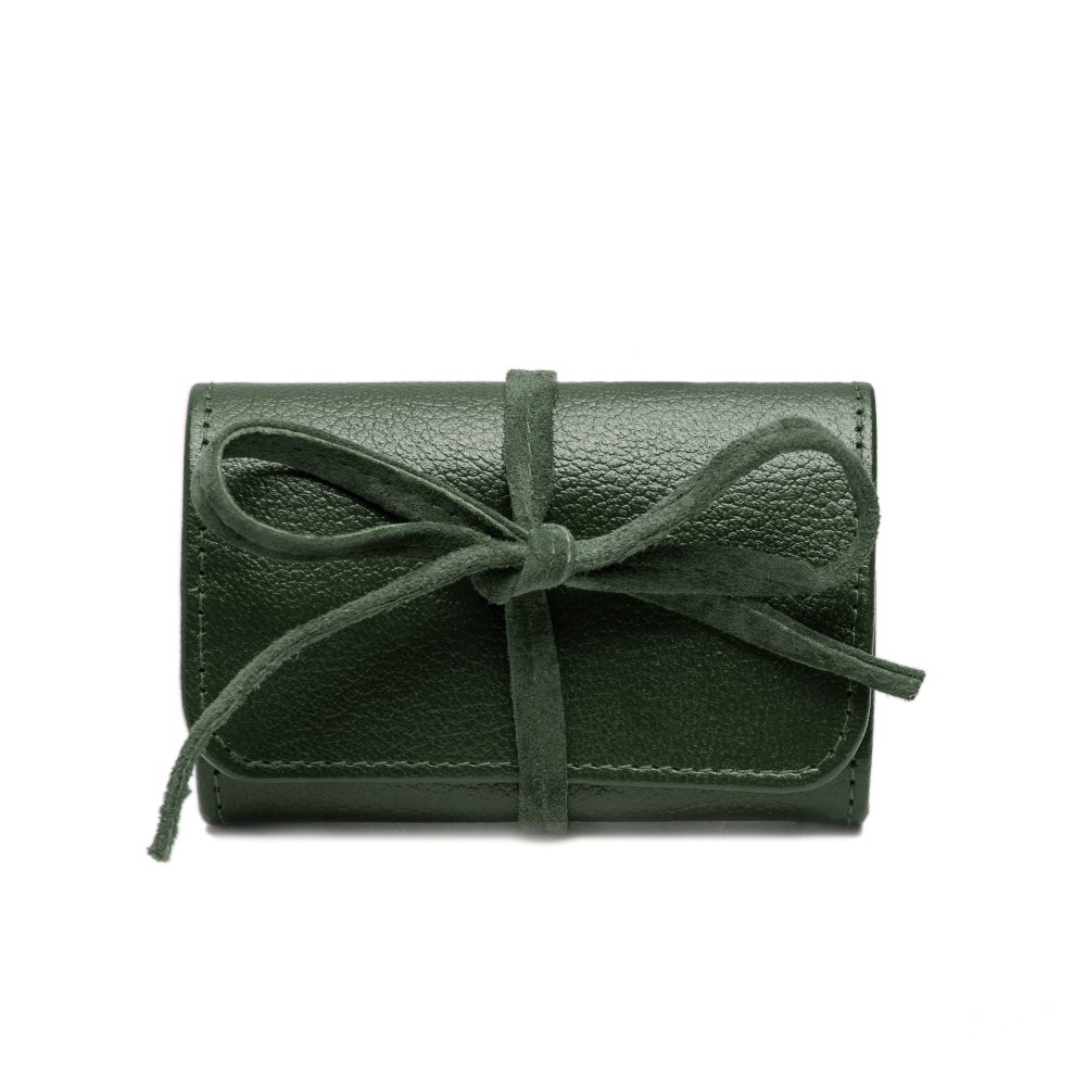 Alternative view of CAPRA ECRU Mini Jewellery Roll with Tie