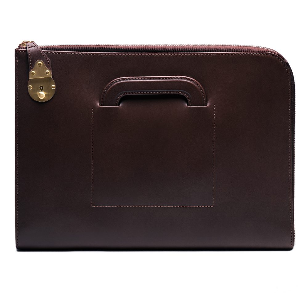 LEATHER BAGS Bakerloo Zipped Portfolio Case